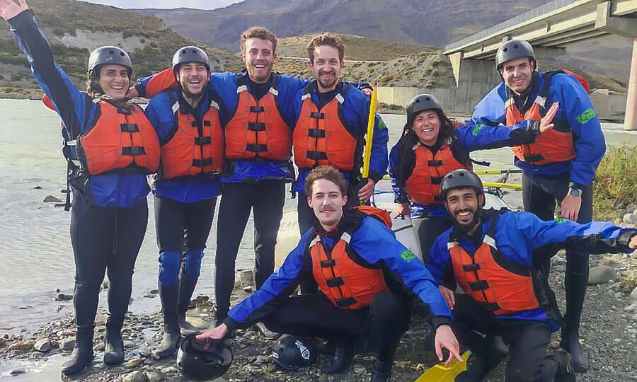 The group at the end of the trip