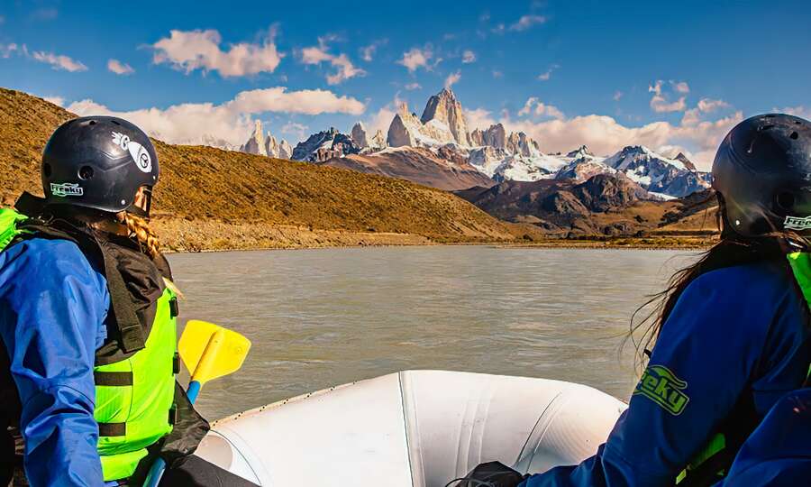 Fitz Roy from the raft