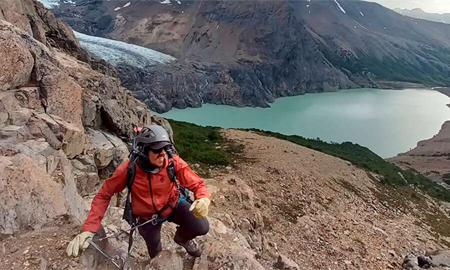 Start of the via ferrata