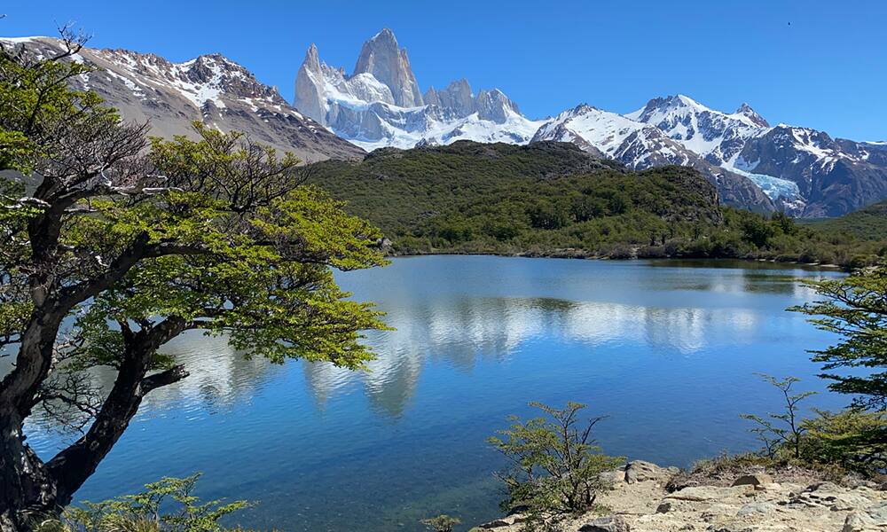 La Laguna Capri con el Fitz Roy de fondo