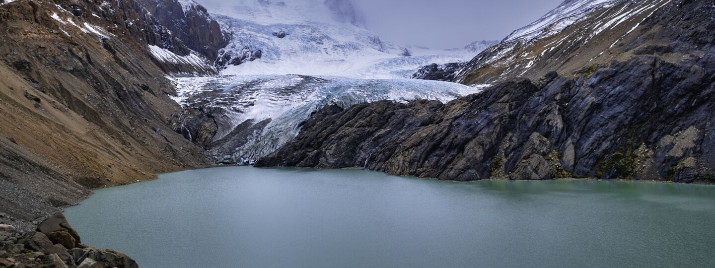 Laguna Diablo and the Cagliero glacier